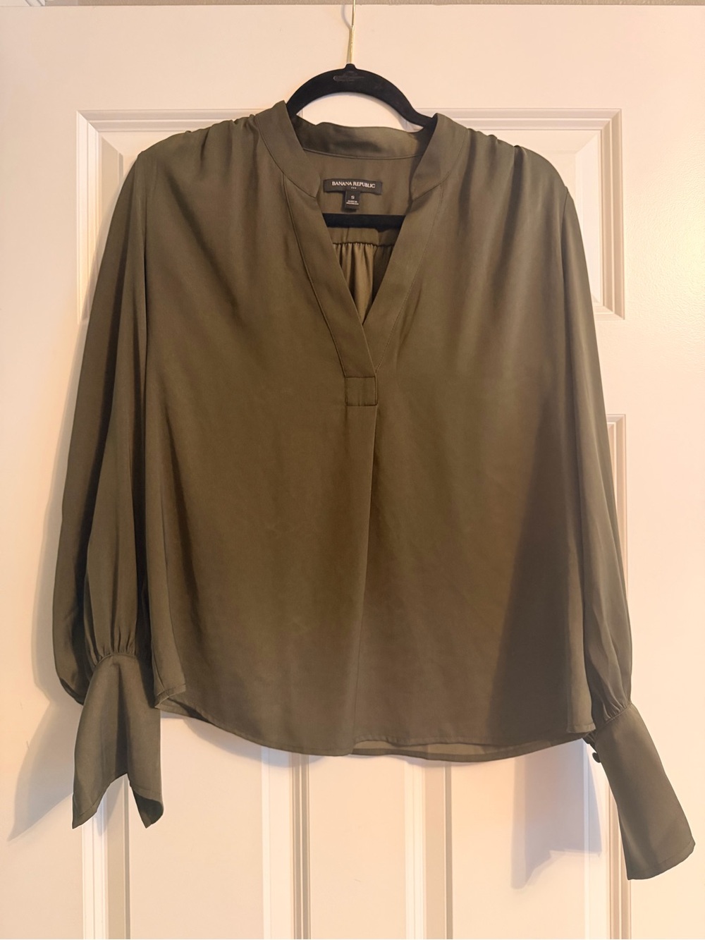Sage Green Banana Republic Blouse